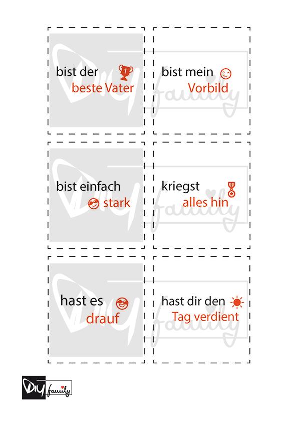 Duplo Banderolen zum Vatertag