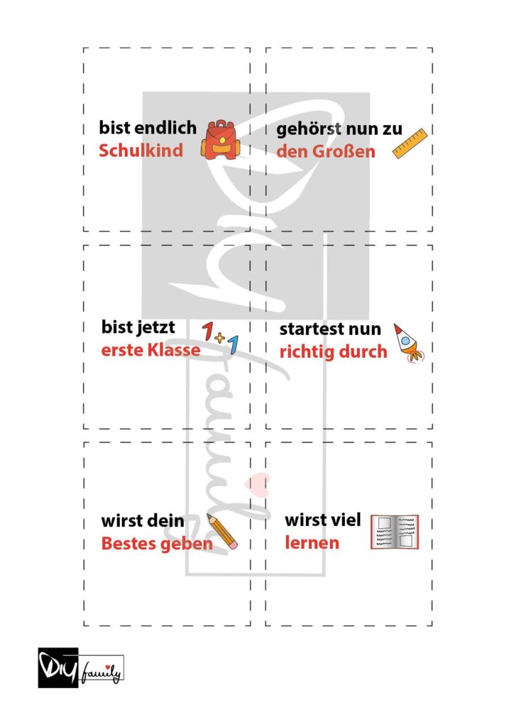 Duplo Banderolen zur Einschulung