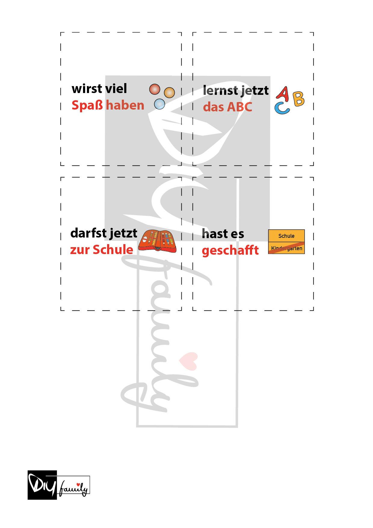 Duplo Banderolen zur Einschulung