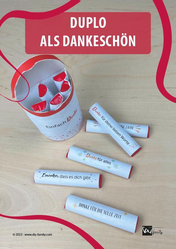 Duplo Banderolen – Danke