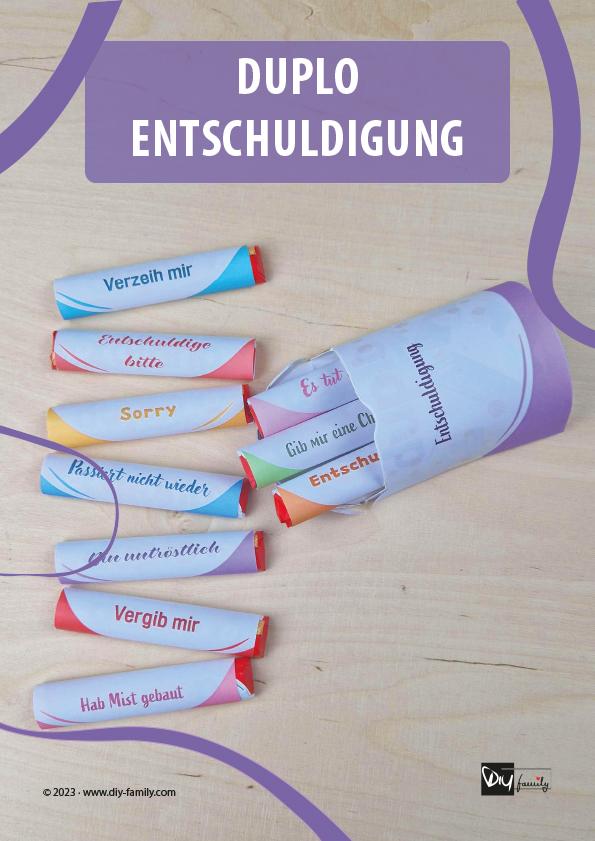 Duplo Banderolen – Entschuldigung