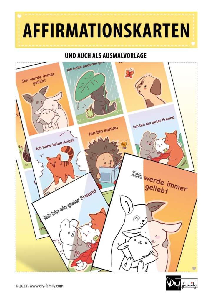 Affirmationskarten Kinder