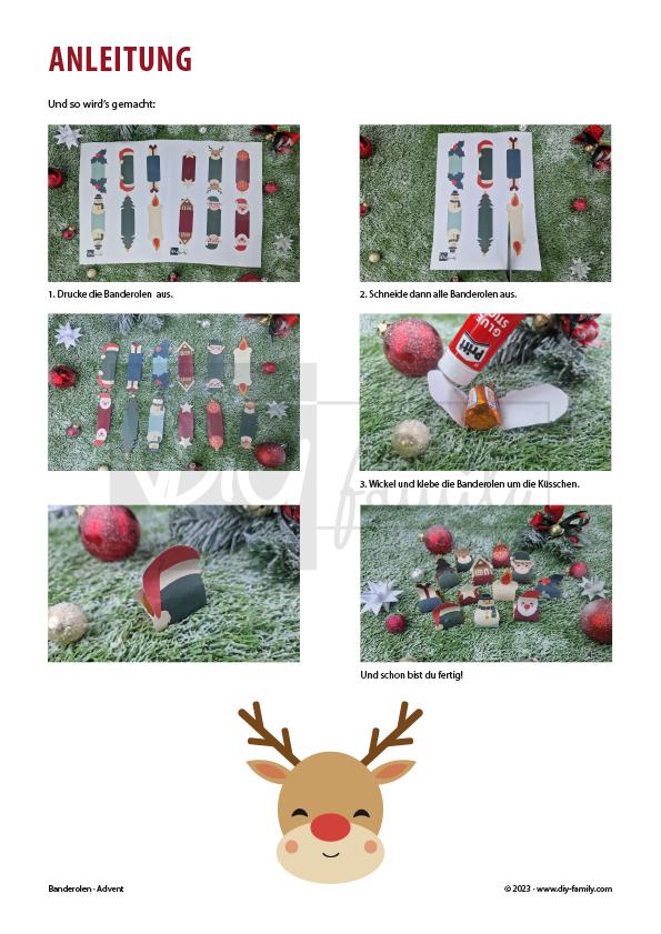 Ferrero Küsschen Banderolen – Advent
