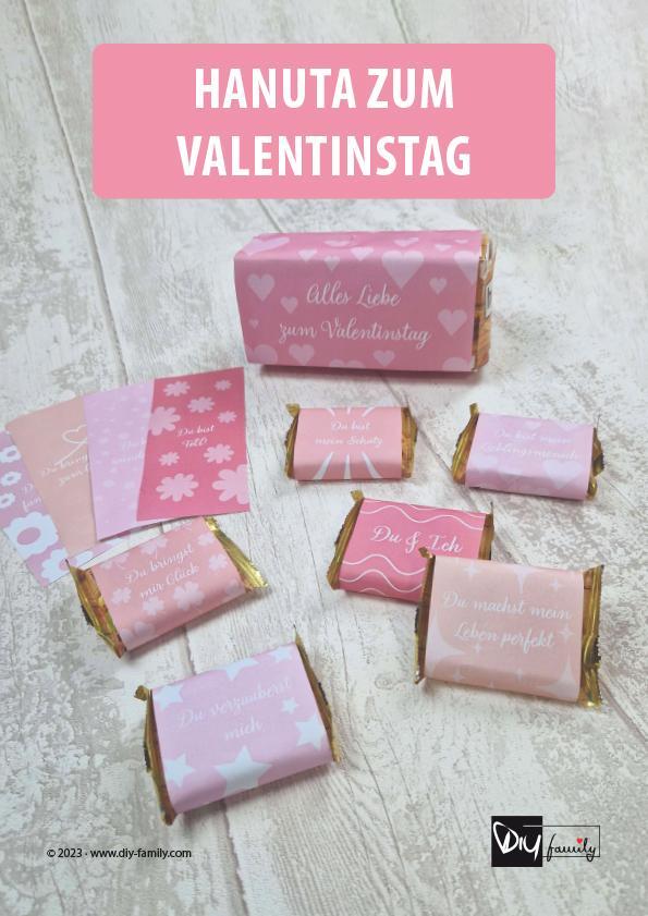 Hanuta Banderolen „Valentinstag“