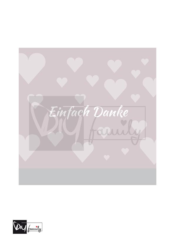 Hanuta Banderolen „Danke“