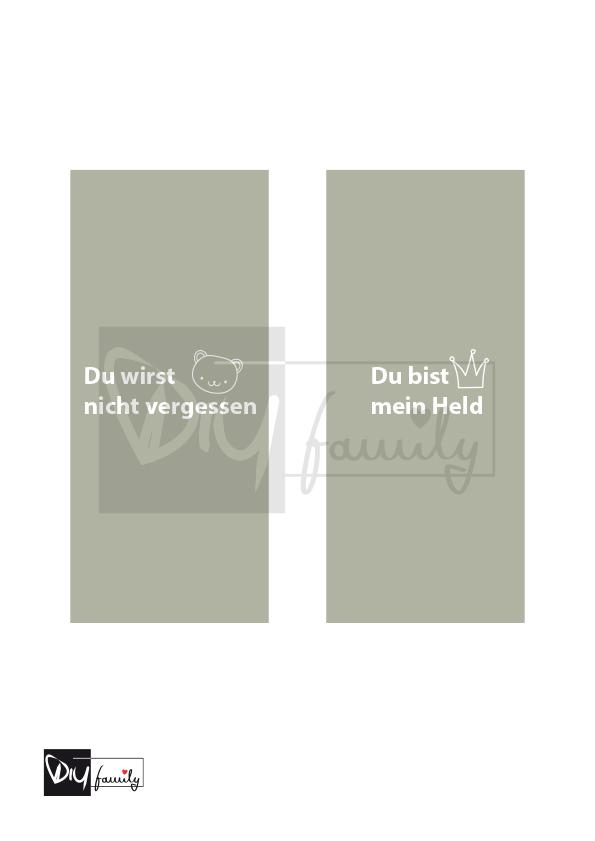 Hanuta Banderolen „Abschied Erzieher“