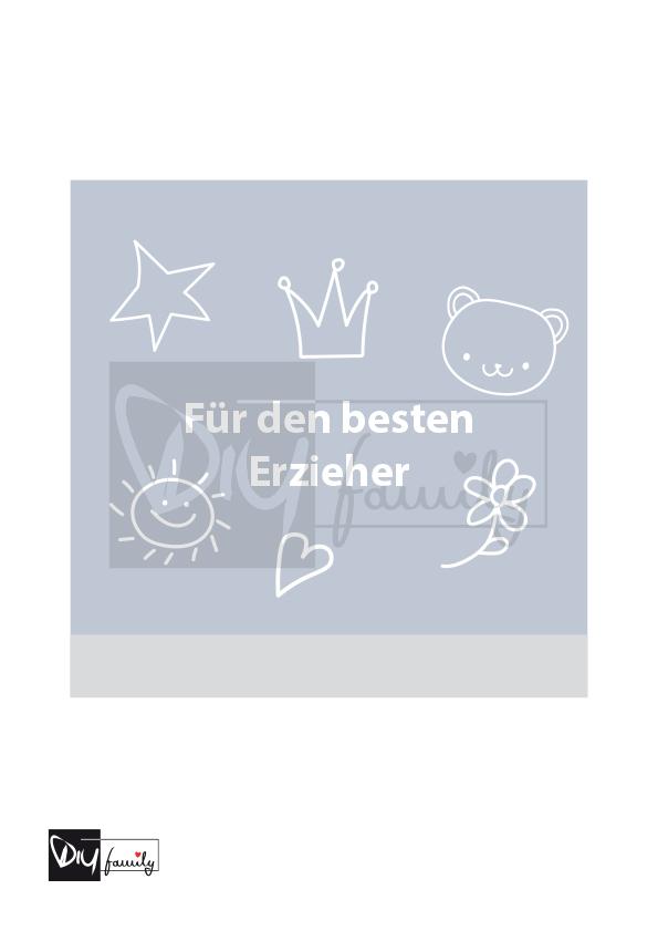 Hanuta Banderolen „Abschied Erzieher“
