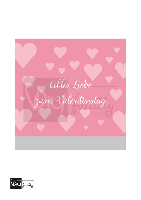 Hanuta Banderolen „Valentinstag“