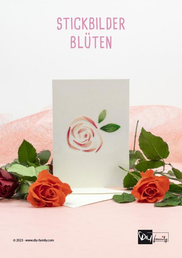 Stickbilder Blüten