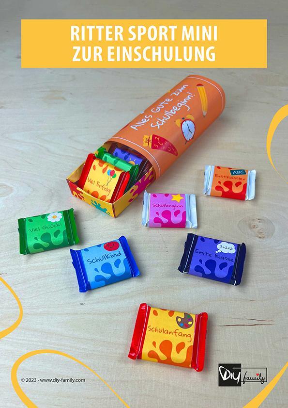 Ritter Sport Banderolen Schulanfang