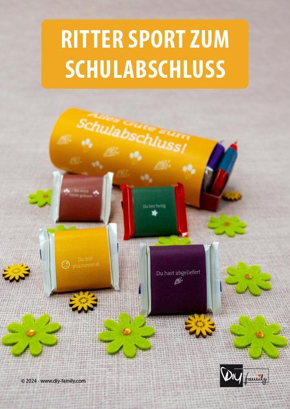 Ritter Sport Banderolen „Schulabschluss“