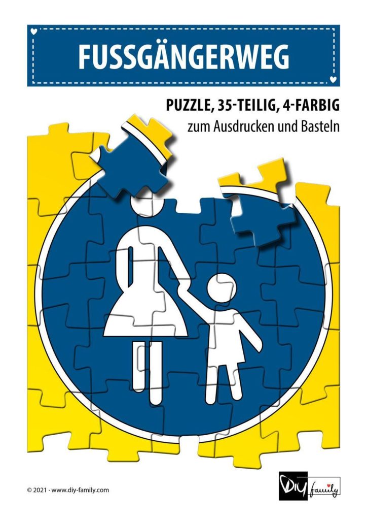 Fußgängerweg – Puzzle