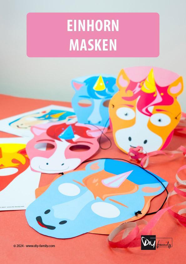 Einhorn Masken