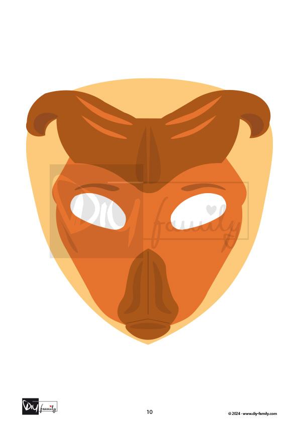 Dinosaurier Masken