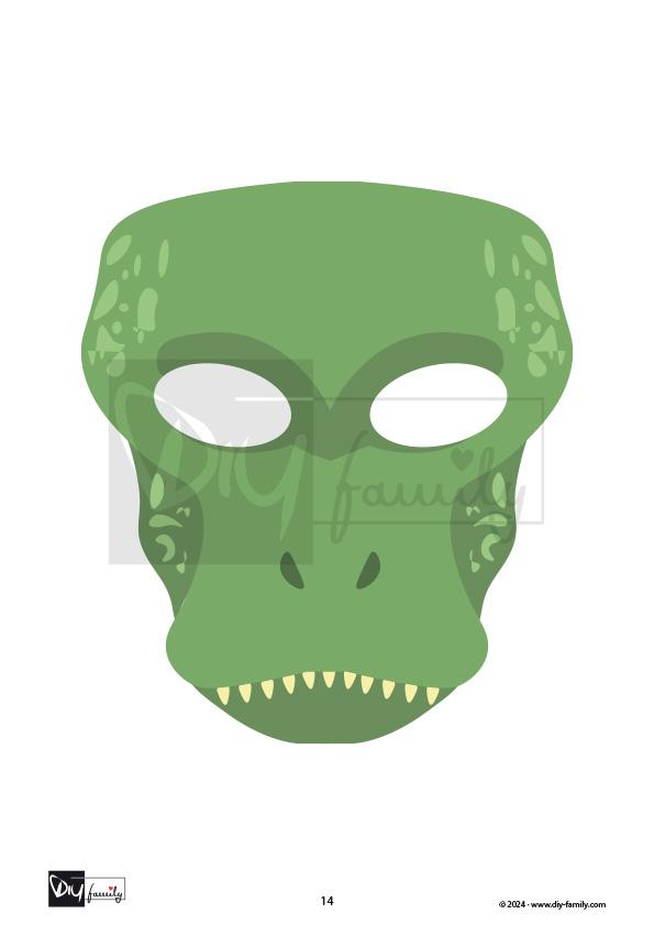 Dinosaurier Masken