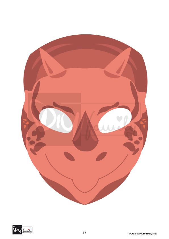 Dinosaurier Masken