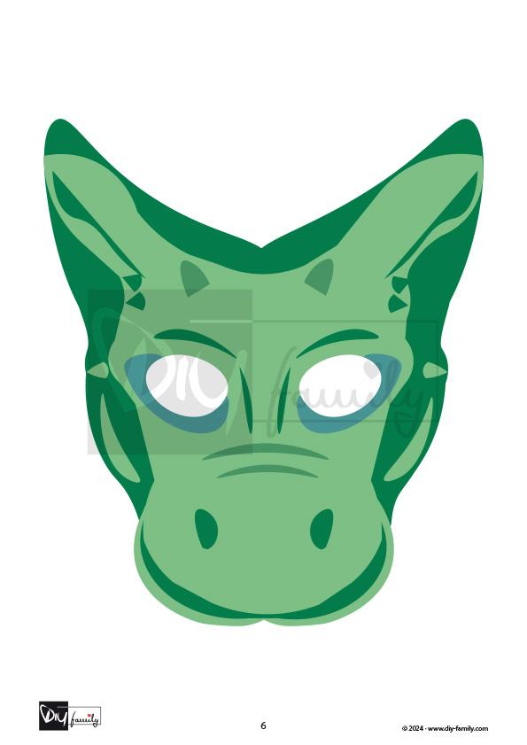 Dinosaurier Masken