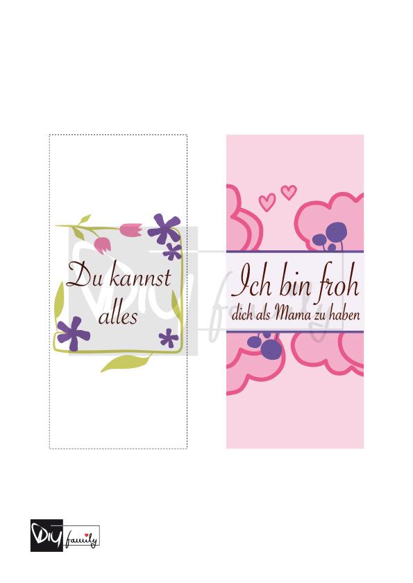 Hanuta Banderolen „Muttertag“