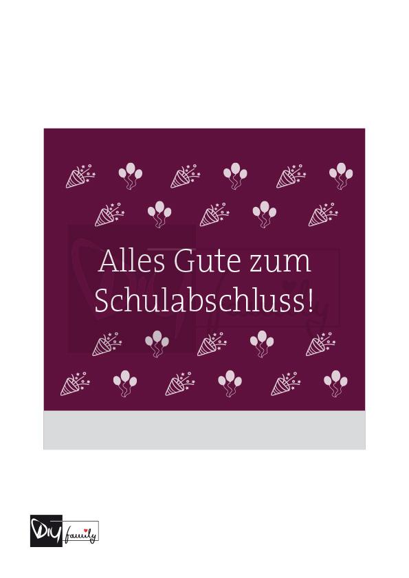 Hanuta Banderolen „Schulabschluss“