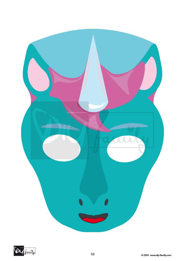 Einhorn Masken