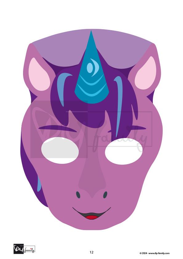 Einhorn Masken