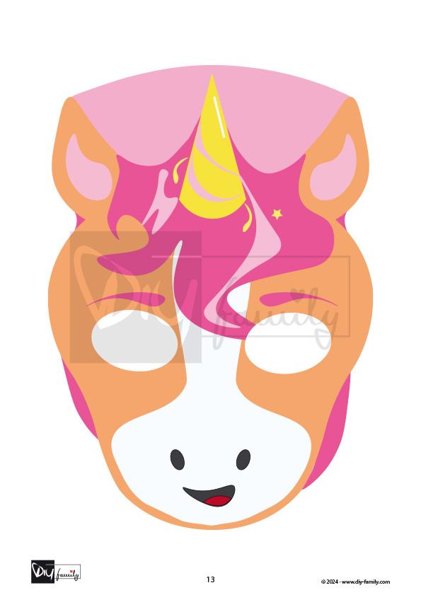 Einhorn Masken