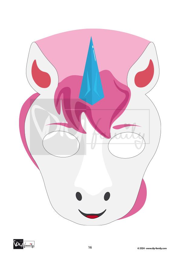 Einhorn Masken
