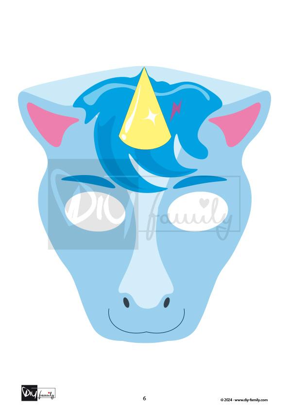 Einhorn Masken