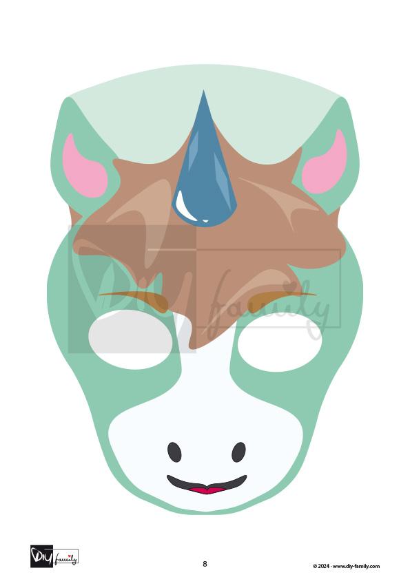 Einhorn Masken