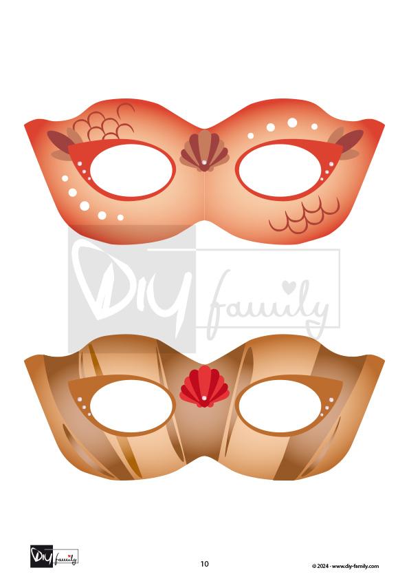 Masken Meerjungfrauen