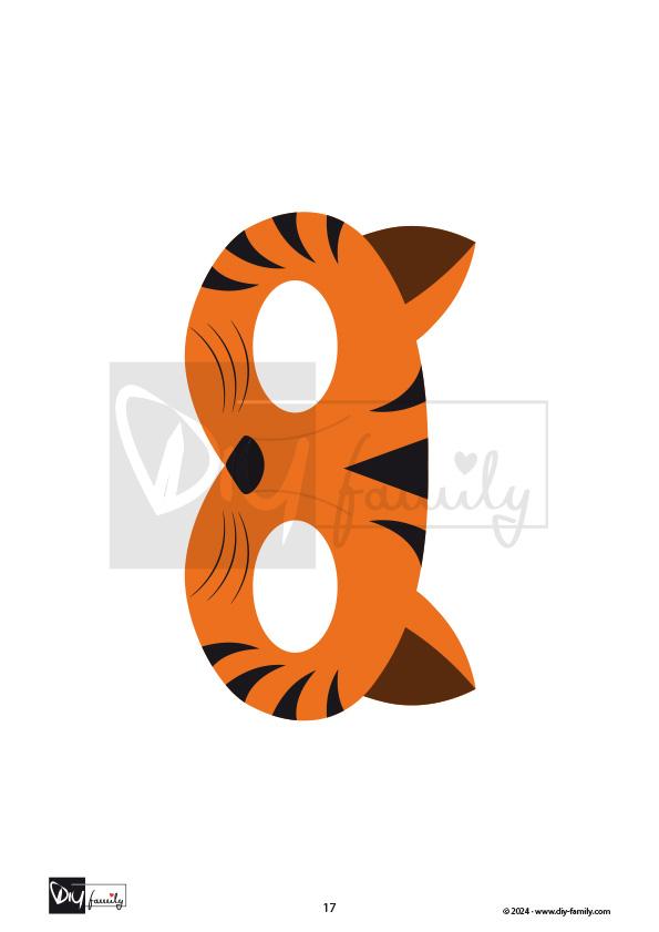Zootiere Masken