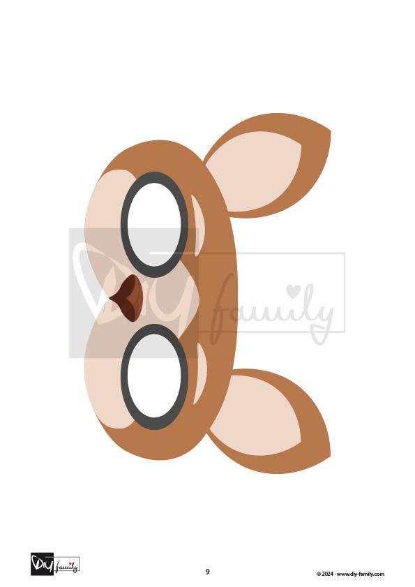 Zootiere Masken