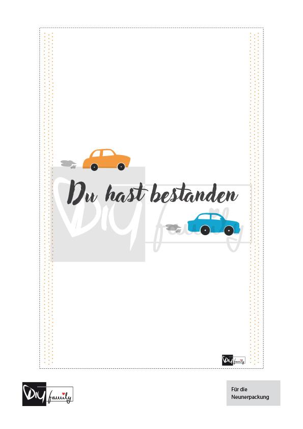 Ritter Sport Banderolen „Führerschein“