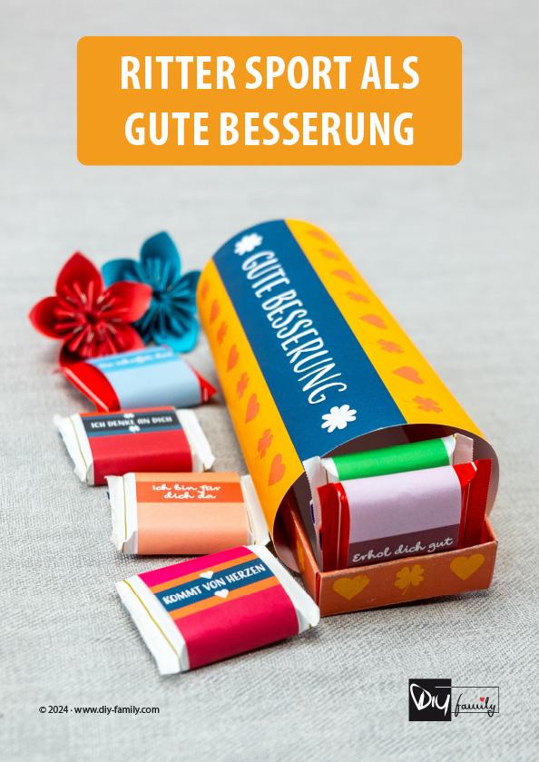 Ritter Sport Banderolen „Gute Besserung“