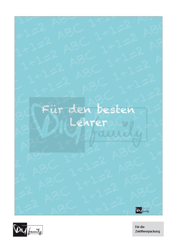 Ritter Sport Banderolen „Lehrer“