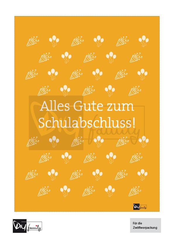 Ritter Sport Banderolen „Schulabschluss“