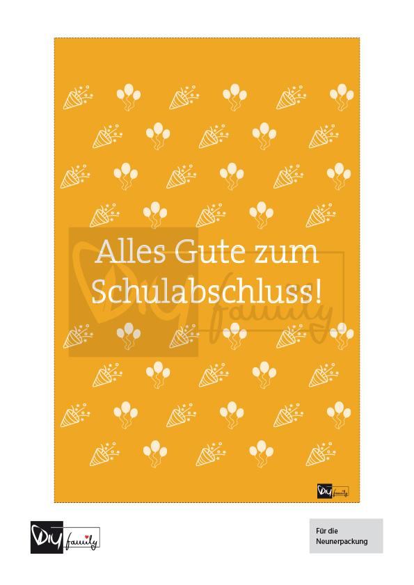 Ritter Sport Banderolen „Schulabschluss“