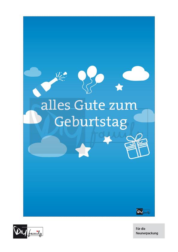Ritter Sport Banderolen „Runder Geburtstag“