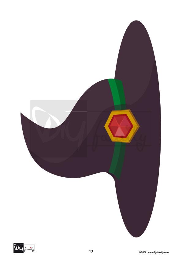 Zauberer Hüte Masken