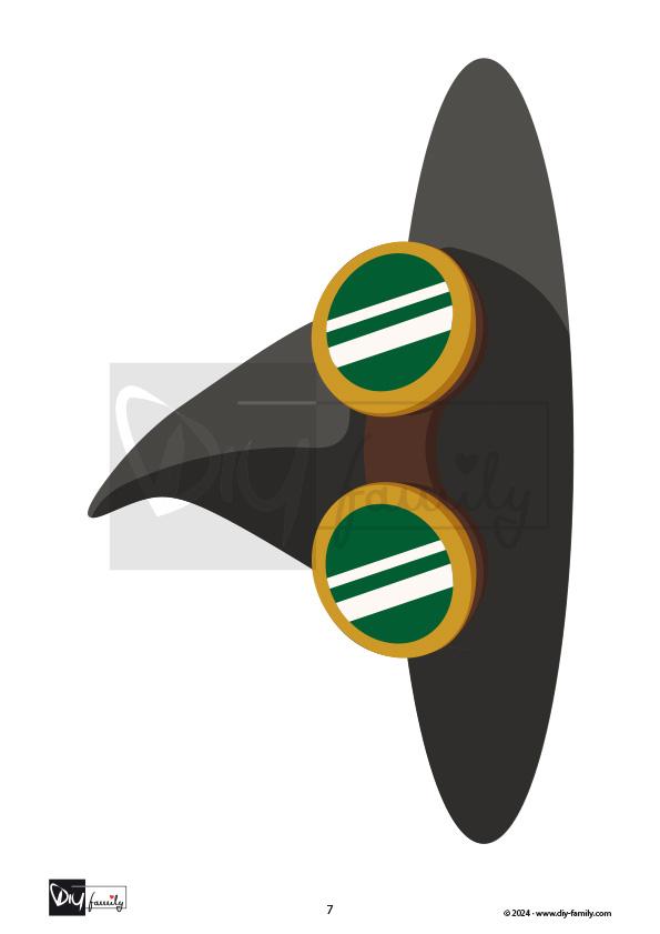 Zauberer Hüte Masken