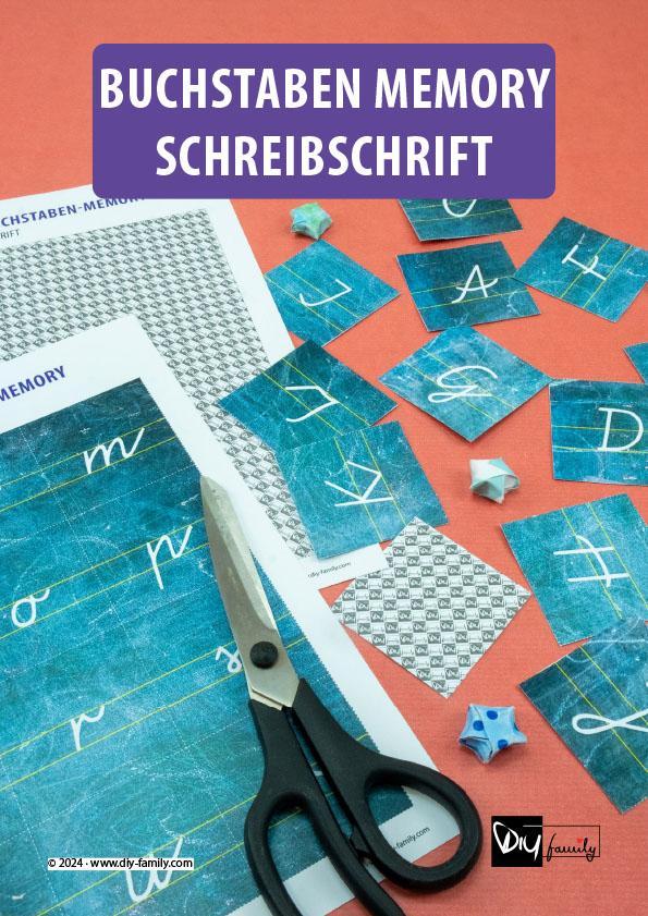 Buchstabenmemory Schreibschrift