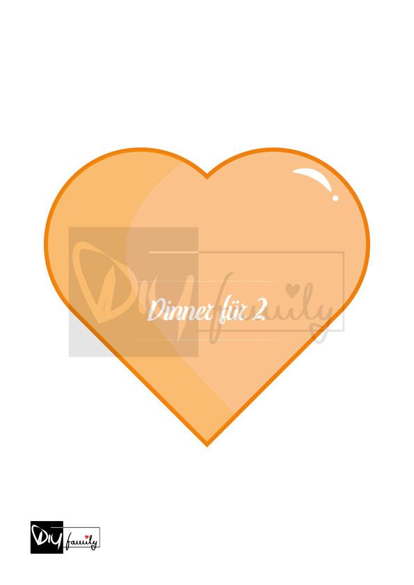 Besteckdeko für die Liebe