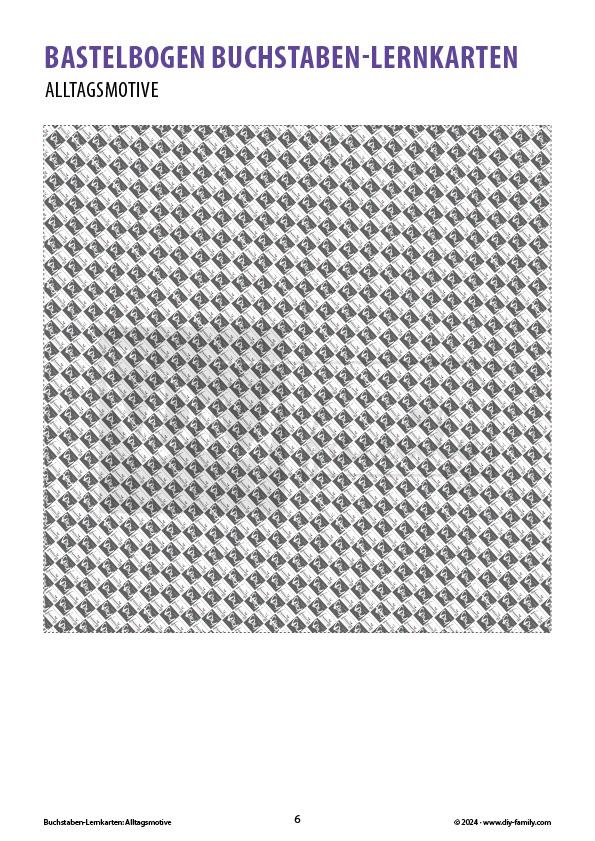 Buchstaben Lernkarten Alltag