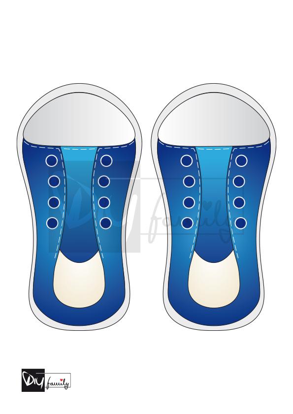 Fädelkarten Schuhe