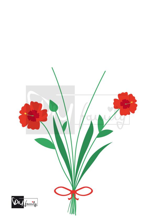 Handabdruck Bilder Blumen