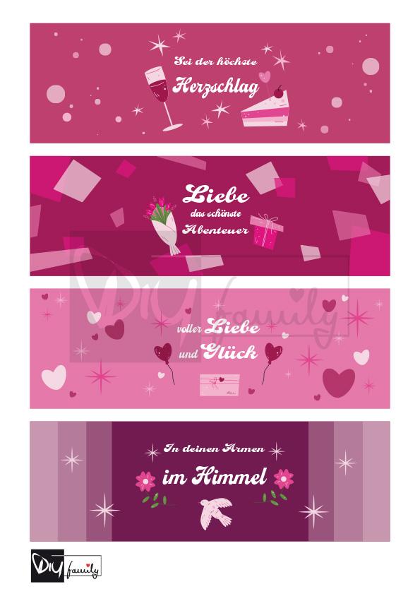 Serviettendeko Valentinstag