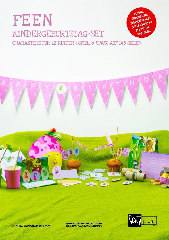 Kindergeburtstag-Set Feen
