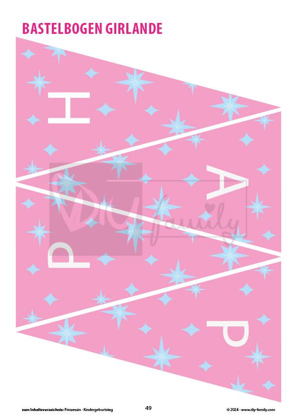 Kindergeburtstag-Set Prinzessin