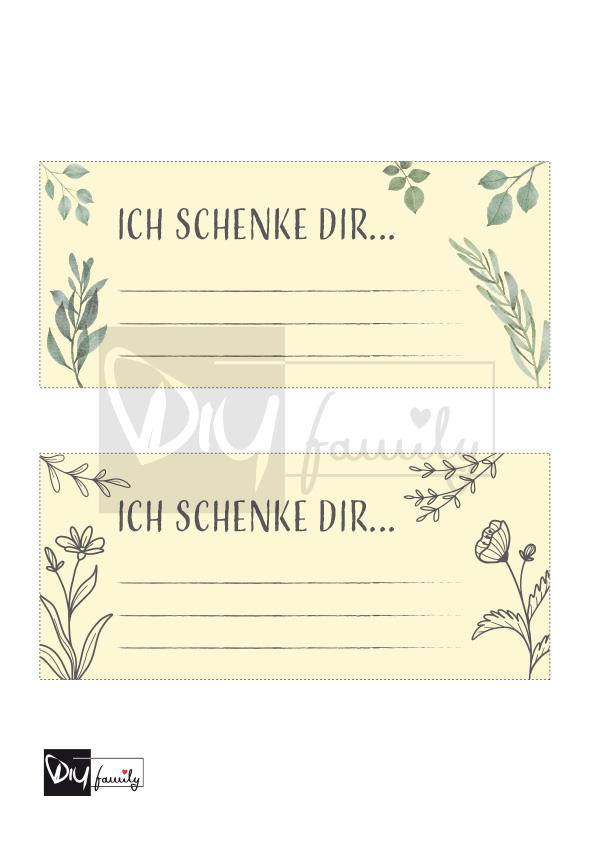 Gutscheine für jeden Zweck
