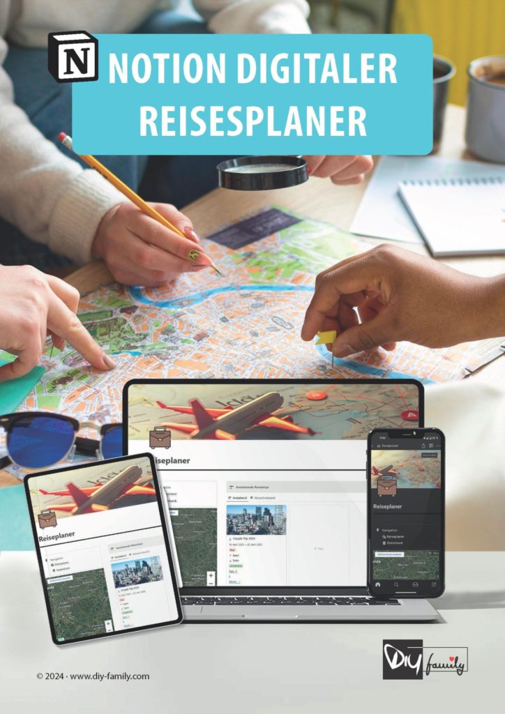 Notion Digitaler Reiseplaner